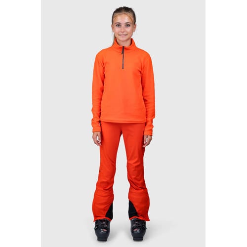 Brunotti fleece skipully Mismy oranje Effen