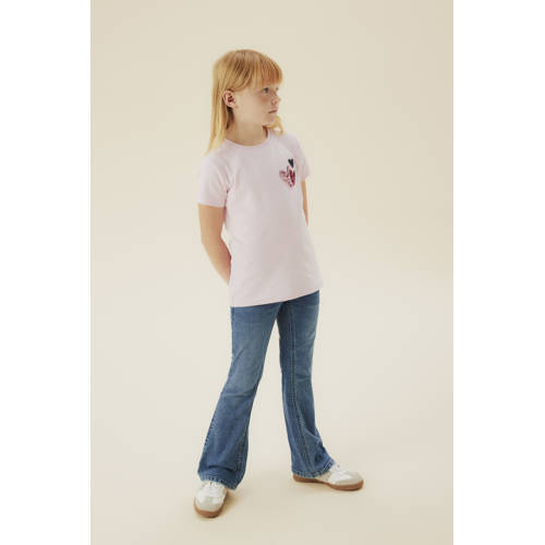 NAME IT KIDS bootcut jeans medium blue denim Blauw Effen - maat 164 afbeelding