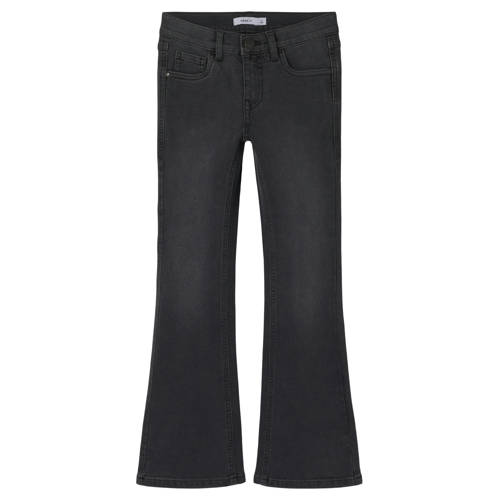 NAME IT KIDS bootcut jeans grey denim Grijs Effen - maat 146 afbeelding