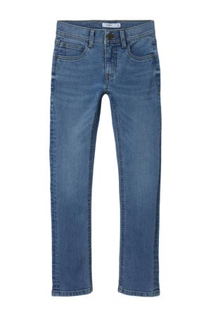 slim fit jeans medium blue denim