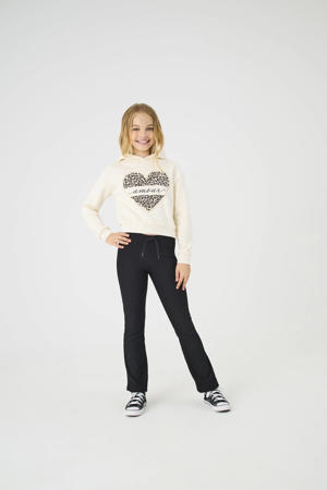flared legging zwart