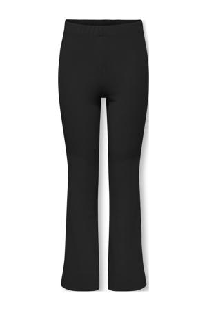flared legging zwart