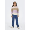 KIDS ONLY GIRL trui roze gebreid roze/beige/lila