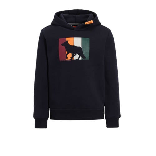 TYGO & vito hoodie donkerblauw Sweater Jongens Stretchkatoen Capuchon Printopdruk - maat 146/152 afbeelding