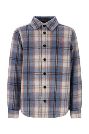 overshirt blauw/grijs