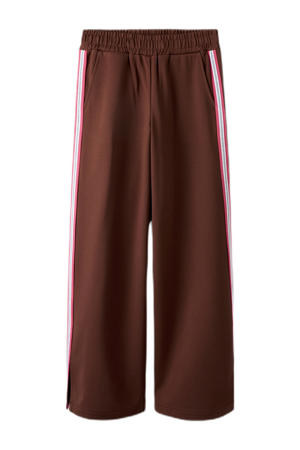 casual broek donkerbruin