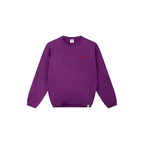 Alix Mini sweater paars Effen - maat 158/164 | Sweater van Alix the Label afbeelding