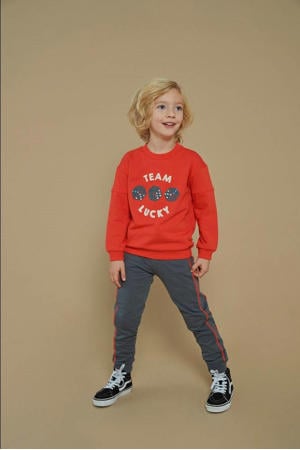 regular casual broek grijs