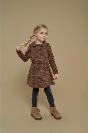 jurk bruin/zwart Queen Of Hearts