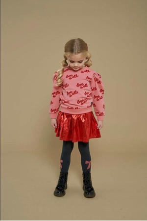 sweater roze/rood Queen Of Hearts