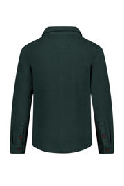 thumbnail: Groene jongens Sturdy overshirt groen Chasing trails van katoen met effen, lange mouwen, klassieke kraag en knoopsluiting