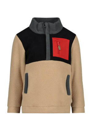 fleece teddy jas beige