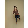 Jubel sweater bruin/zwart Queen Of Hearts