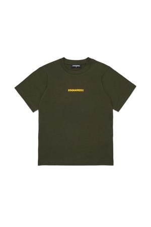 T-shirt donkergroen
