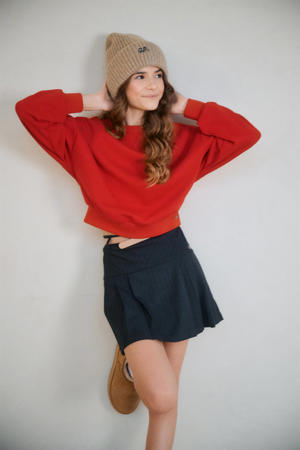 sweater rood