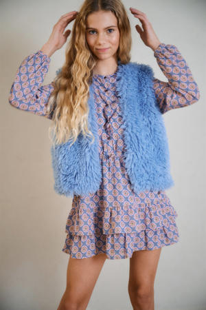 korte jurk blauw