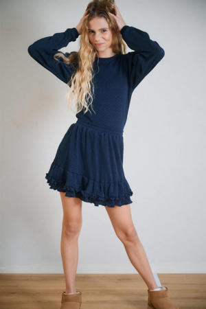 blousetop donkerblauw