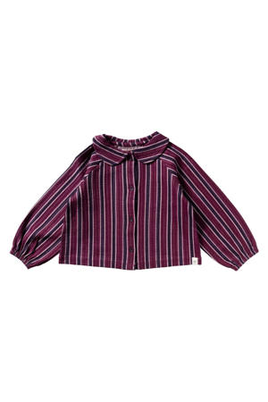 gestreepte blouse paars