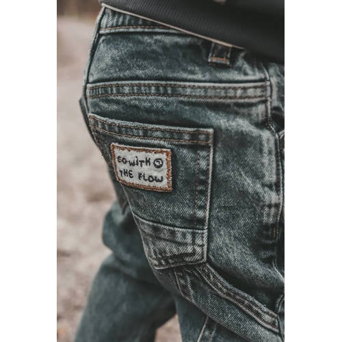 Your Wishes regular waist regular fit jeans grey denim Grijs Jongens Stretchdenim