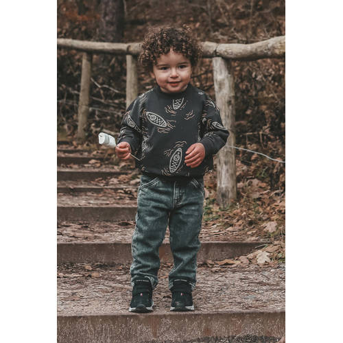 Your Wishes regular waist regular fit jeans grey denim Grijs Jongens Stretchdenim