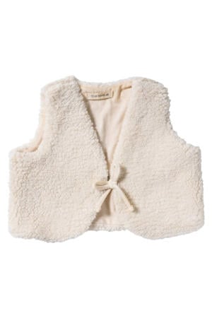 teddy gilet ecru