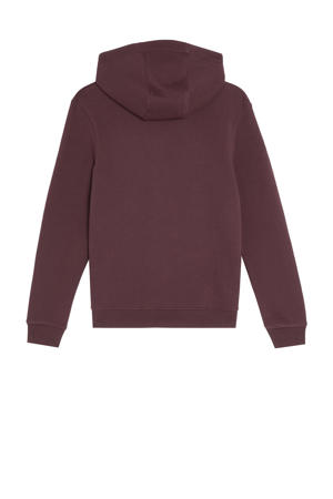 hoodie donkerrood