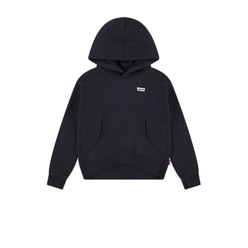 Levi's sweater zwart Meisjes Katoen Capuchon Logo - maat 116 afbeelding