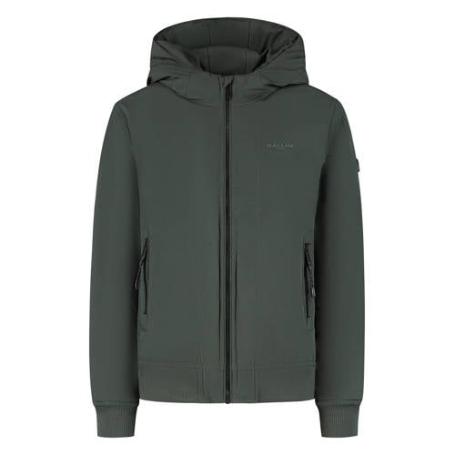 Ballin winterjas donkergroen Jongens Polyester Capuchon Effen - maat 164 afbeelding