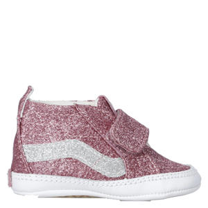 SK8-Hi Crib sneakers roze glitter
