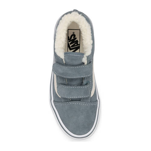 VANS Old Skool sneakers grijsblauw Jongens/Meisjes Suede Effen