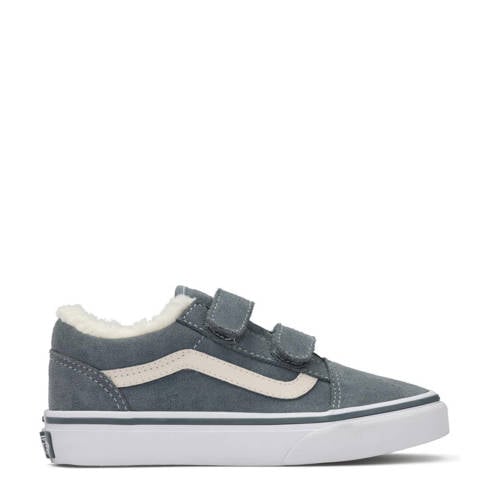 VANS Old Skool sneakers grijsblauw Jongens/Meisjes Suede Effen - maat 32 afbeelding