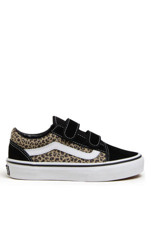 Old Skool V sneakers zwart/panterprint