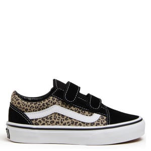 Old Skool V sneakers zwart/panterprint