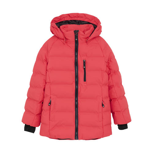 Color Kids ski jas Quilt roze Skijack Meisjes Polyester Capuchon - maat 152 afbeelding