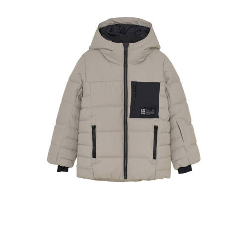 Color Kids ski-jas lichtgrijs Skijack Jongens/Meisjes Polyester Capuchon - maat 152 afbeelding