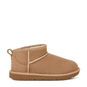 Kids Classic Ultra Mini gevoerde enkelboots camel