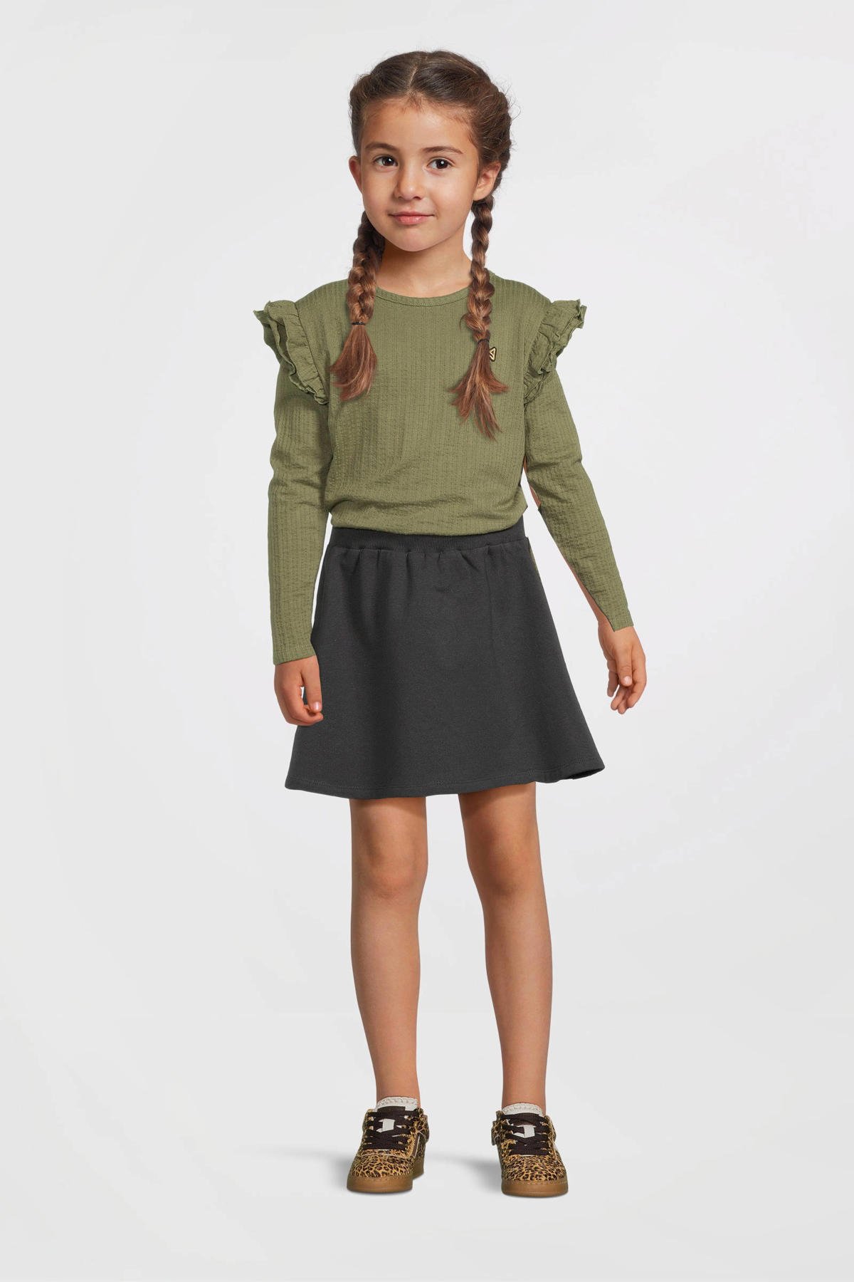 Koko Noko korte jurk donkergroen