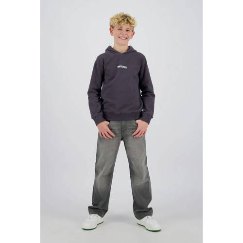 Raizzed hoodie donkergrijs Sweater Jongens Stretchkatoen Capuchon Effen