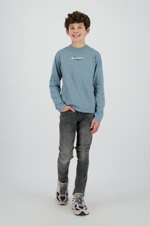 longsleeve lichtblauw
