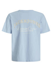 thumbnail: JACK & JONES JUNIOR T-shirt met backprint lichtblauw