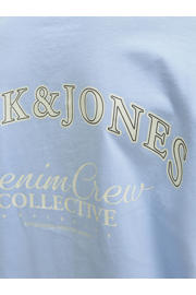thumbnail: JACK & JONES JUNIOR T-shirt met backprint lichtblauw