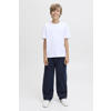 JACK & JONES JUNIOR baggy high waist baggy jeans dark blue denim