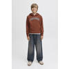 JACK & JONES JUNIOR hoodie roestbruin