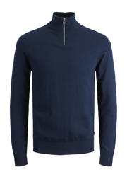 thumbnail: JACK & JONES JUNIOR trui donkerblauw fijn gebreid