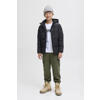 JACK & JONES JUNIOR gewatteerde jas zwart