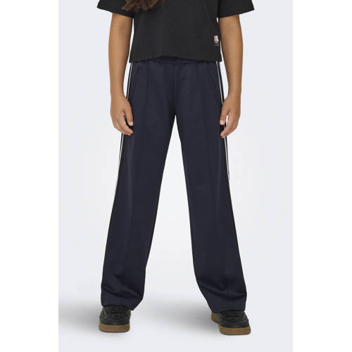 KIDS ONLY GIRL wide leg casual broek donkerblauw Meisjes Polyester Effen - maat 164 afbeelding