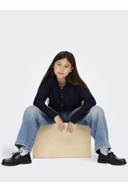 thumbnail: KIDS ONLY GIRL high waist wide leg jeans medium blue denim