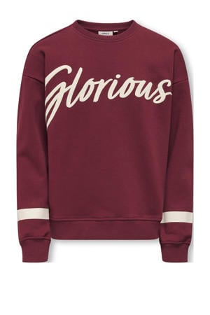 sweater donkerrood