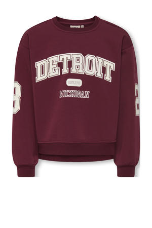 sweater donkerrood