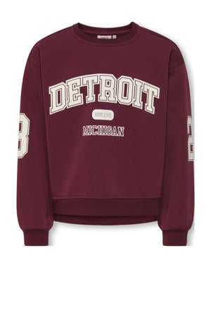 sweater donkerrood